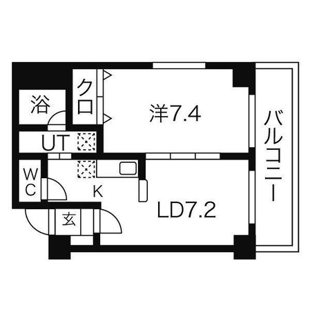 ラフィーコートの物件間取画像